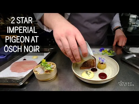 INCREDIBLE 2 Michelin star IMPERIAL PIGEON at Ösch Noir, Germany, by Chef Manuel Ulrich