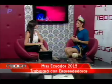 Miss Ecuador 2015 trabajará con emprendedoras