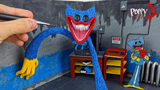 esculpiendo a huggy wuggy pesadilla con plastilina poppy playtime 3