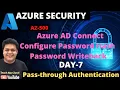 How to Implement Pass-through Authentication Password-Hash Password Write-back Azure - AZ