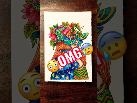 വല്ലാത്ത മുഖം 🥶 Drawing Challenge Green Toons #shorts #viral #trending #art #indianyoutuber