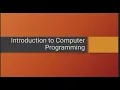 Lesson 1 Introduction to Computer Programming PowerPoint Presentation