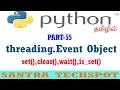 Python Multi-Threading Tutorial Event Object in Python Threads