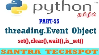 Python Multi-Threading Tutorial Event Object in Python Threads