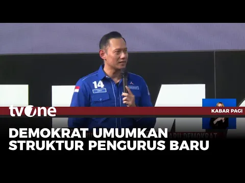 AHY Umumkan Kepengurusan Baru Demokrat