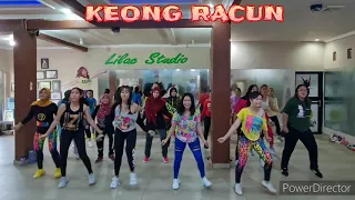 keong racun by lissa senam kreasi zumba dangdut lilac