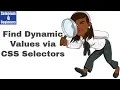 CSS Selectors - Find Dynamic Values via CSS Selectors 47