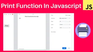 how to print page in Javascript in hindi Javascript tutorial for beginners - 43