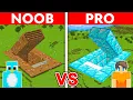 Lagu NOOB vs PRO: GIANT SECRET BUNKER House Build Challenge in Minecraft