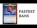 Download Lagu The 23 Fastest Bans in Magic History