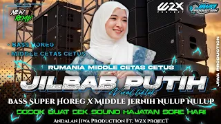 dj qosidah jilbab putih style rumania full bass x middle nulup nulup cocok buat cek sound hajatan
