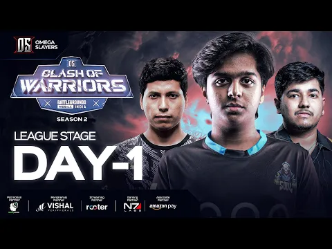 Download MP3 Omega Slayers presents CLASH OF WARRIORS S2 | League Stage Day 1 | BGMI