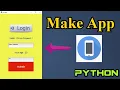 Simple app using Python Kvy LogIn page python