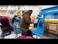 Shopping in Walmart Calgary Alberta First time we are seeing this