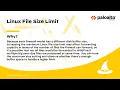BPA Linux File Size Limit