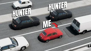BeamNG CarHunt, But I'm Hiding In Traffic