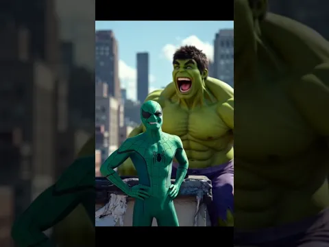 🤣🤣 Buy one get One Green#shortvideo #hulk #ai #spiderman #kidseducatio