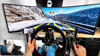 POV : you are DRIVING a SUBARU on MONTE-CARLO - Assetto Corsa Rally