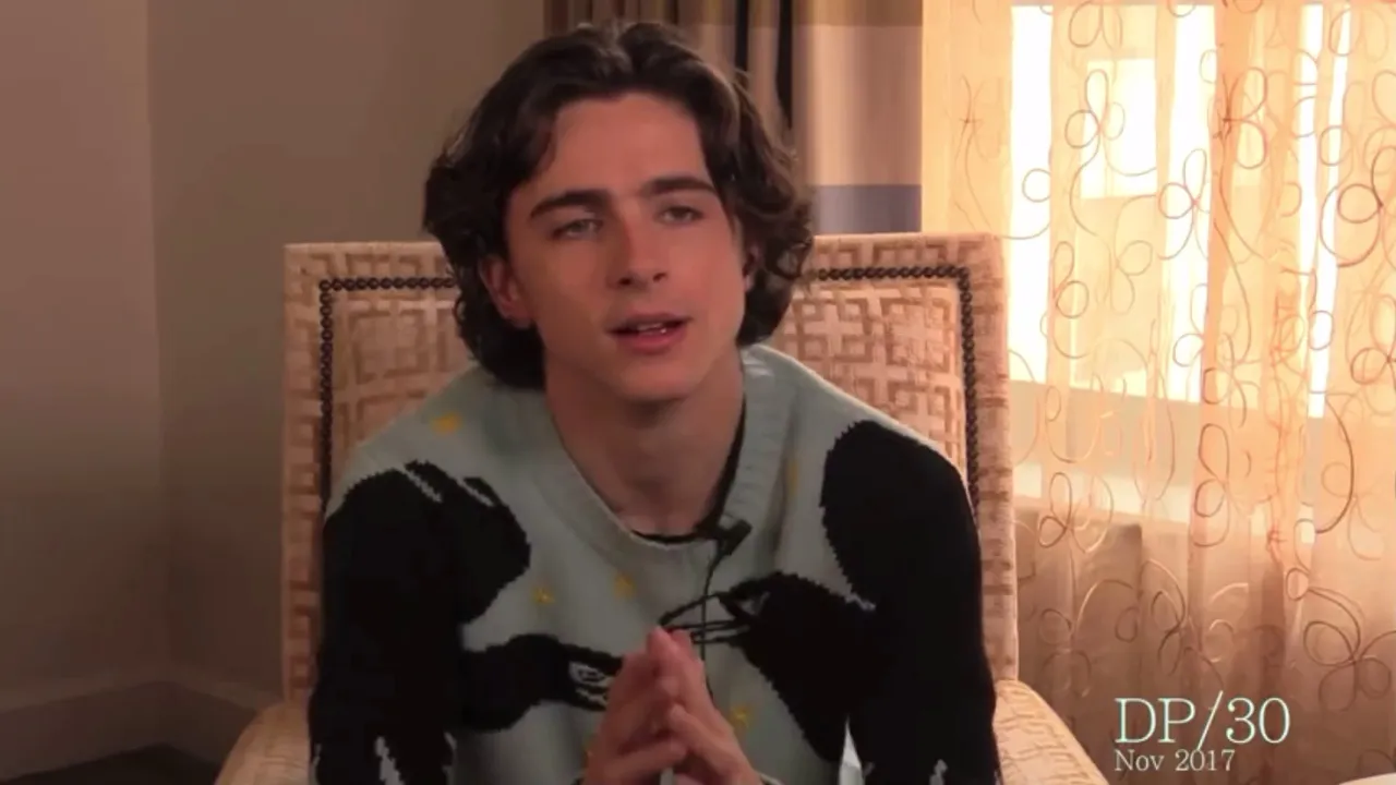 Rude interviewer makes timothee chalamet sad