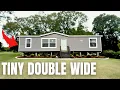 Tiny Double Wide w LOTS of Charm - Mobile Home Tour