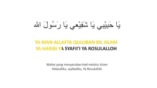 Rahmatan Lil Alamin Karaoke Lirik 