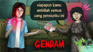 gendam ibu2 di pasar u0026 kuras uangnya horormisteri kartun hantu animasi horror hipnotis