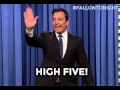 High Five reaction gif