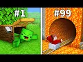 Download Lagu Mikey and JJ Made 100 Secret Bases in Minecraft (Maizen)