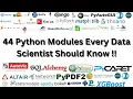 44 Python Modules Every Data Scientist Should Know PYGRAM