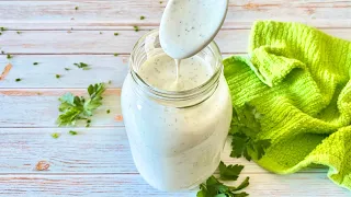 3 Ingredient Buttermilk Ranch Recipe restaurant style