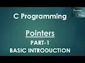 Pointers in C Programming - Basic Introduction Part-1 for B tech GATE O level
