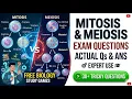 FREE BIOLOGY AND STUDY GAMES ABOUT MEIOSIS ANDMITOSIS EXAM QUESTIONSActual Qs and Ans Expert