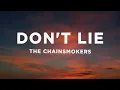 Download Lagu The Chainsmokers, Kim Petras - Don't Lie (Lyrics)
