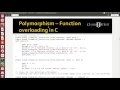 Polymorphism Function overloading and Operator Overloading