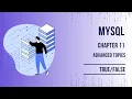 MySQL Textbook Chapter - 11