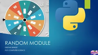 Random module randint random randrange ubiform choice shuffle