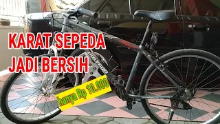 how to clean rust on a bike