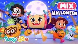 🎃👻 ¡Mega Mix de Fiesta Halloween 🕷️🎶 Canciones Infantiles para Bailar y Divertirse | TukuToon 💛