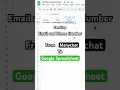 How to Send Email and Phone Number from Manychat to Google Spreadsheet
