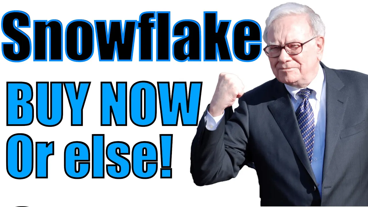 WARREN BUFFETT IS IN! DO THIS WITH SNOWFLAKE STOCK