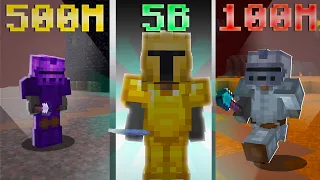 1m vs 5 000 000 000 Mining setup Hypixel Skyblock