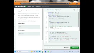 Java Int to String Hackerrank Java Solutions