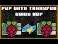 P2P data transfer using UDP on 2 Pi s Software Pi