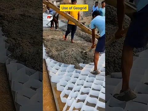 Why Are American Roads Using Plastic Grids Instead of Concrete? 🛣️😲 #shorts