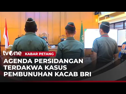 Oditur Militer Tolak Eksepsi Tiga Terdakwa Pembunuh Kacab BRI