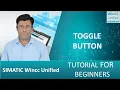 6-WinCC Unified V20 How to Configure Toggle Button With Without Script WinCC Unified Tutorial
