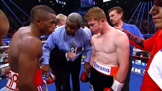 canelo alvarez vs erislandy lara highlights boxing action combat sports fight