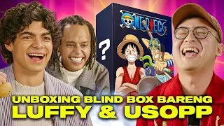 medy renaldy unboxing mainan one piece bareng luffy u0026 usopp asli i aki godoy u0026 jacob romero