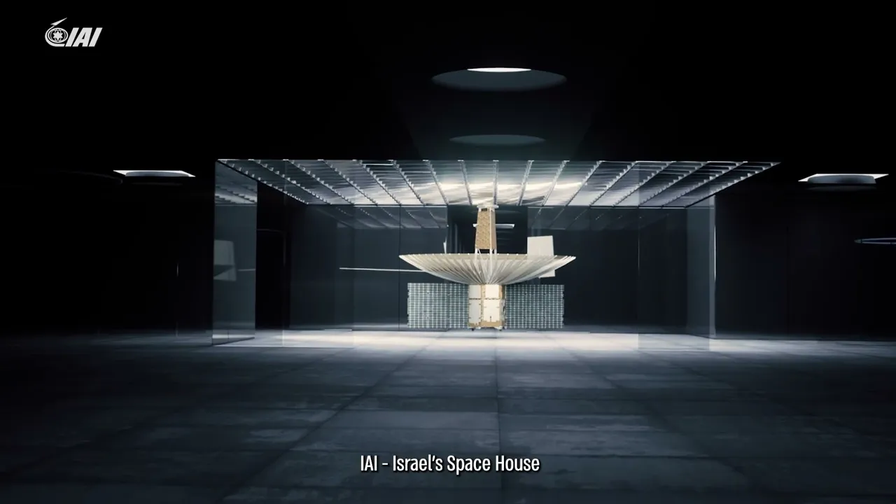 IAI TecSAR satellite animation