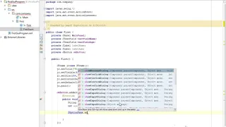 Making GUI in Java Intellij Swing Part 2